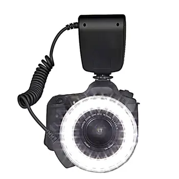Makro LED Riņķa Zibspuldze Canon Uz Nikon Par Panasonic Par Pentax, Par Olympus DSLR Kameras