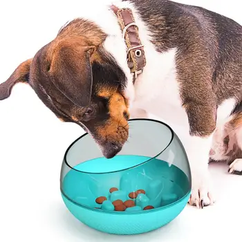 Suņa Bļodā Suns Lēnāk Pakārtotā Bļodā Spill-Proof Pet Akrobāts Āra Bļoda suņiem accessoires JAJU1015