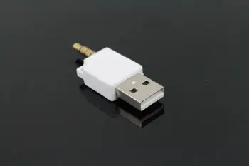 3.5 mm Jack USB 2.0 Lādētājs Datu Kabelis M/M Audio Austiņu Adapteri Vadu Apple ipod 1./2.
