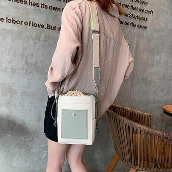 2019 Jaunu korejiešu stilā Joker pleca soma, modes tekstūra Messenger bag kausa soma