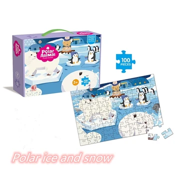Bērnu Puzzle Dzīvoklis Puzzle 100 Gabali Izglītības Puzzle Rotaļlietas 6-gadīgo 12 gadus Veco Puzzle Pārrobežu Karstā Pārdošanas Puzzle