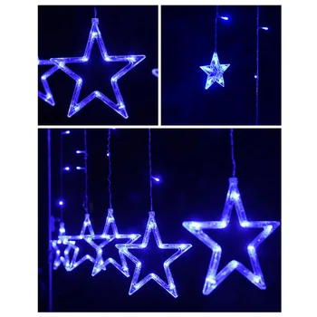 3,5 M LED Zvaigžņu Gaismas Stīgu Mirdzums Vītnes Akumulatora Barošanu Ziemassvētku Lampas, Brīvdienu Puse Kāzu Dekoratīvās Pasaku Gaismas