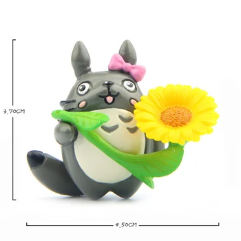 1gb Jaunas Mans Kaimiņš Saulespuķu Totoro Rotaļlietas Pvc Totoro Rīcības Attēlu Kolekcija Modeli, Rotaļlietas Bērniem, Dāvanu