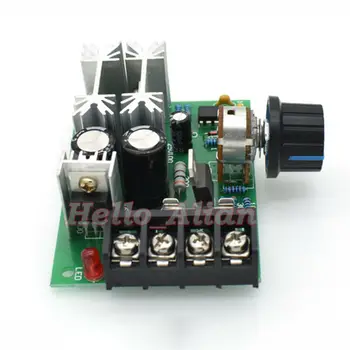 Mikro Mini 12V~60V 24V 36V 48V 20A PWM, DC Motor Ātrums Slēdzis Kontrolieris Voltu Regulators