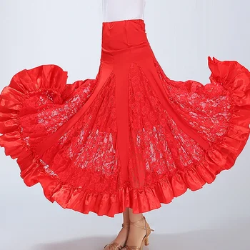 5 krāsas balles svārki balles deju svārki sieviešu svārki spāņu valsis kleitu balles kleitu dejas drēbes sarkanā deju apģērbi