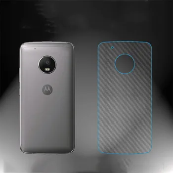 100pcs/daudz Par Motorola G5s G5 Plus G4 Spēlēt X4 Moto C E4 Plus Ekrāna Aizsargs 3D Aizmugures Oglekļa Šķiedras Atpakaļ Filmu