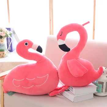 Roku Darbs Flamingo Rotaļlietas, Bērnu Pildījumu Lelles Bērnu Gultas Apdare Bērniem Dāvanu Flamingo Spilvens, Spilvenu
