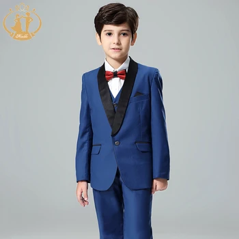 Tērps zēns 3Pcs zēnu uzvalki, kāzas Vienu Krūtīm, Zēni Bleizeri Bērniem Oficiālu terno infantil kostīmu enfant garçon mariage