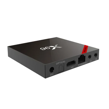 X96 TV Kastē S905W 1G vai 2G 8G 16.G Amlogic Četrkodolu Android 7.1 Wifi HDMI 2.0 4K*2K Zefīru Media Player Set top box