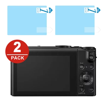 2x LCD Ekrāna Aizsargs, Aizsardzības Filmu par Panasonic Lumix LX10 LX15 FZH1 LX9 LX7 ZS70 TZ90 ZS45 TX1 FZ47 ZS70 TZ90 TS60 TZ80