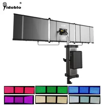 Yidoblo APP kontroles Locīšanas LED Gaismas paneļi video, RGB gaismas & BIO Krāsu Slim Profesionālās Fotogrāfijas Studio Folable LED Lampas
