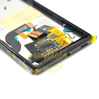 Sony Xperia M5 LCD +Touch Screen ar Rāmi Digitizer Montāža E5603 E5606 E5653 SONY M5 LCD Rezerves Daļas