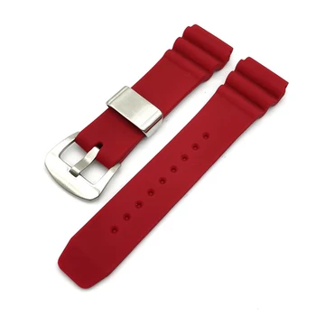 Par Seiko Diver Smart Watch Band Silikona Gumijas Watchband Siksniņu Rokassprādze Piederumi 22mm Tērauda Reizes Sprādzes Aizdare Rokas Josta