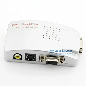 Video converter datora uz TV, VGA, lai AV PC uz TV set-top box monitora VGA uz S termināls