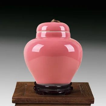 Jingdezhen keramikas Antīko Porcelāna templis jar vairumtirdzniecības keramikas vāze pasūtījuma ingvers jar