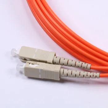 10pcs/daudz Fiber Optic Patch Cable SC/UPC-LC/UPC Multimodālu 50/125um Duplex3m 2.0 mm PVC Jaka