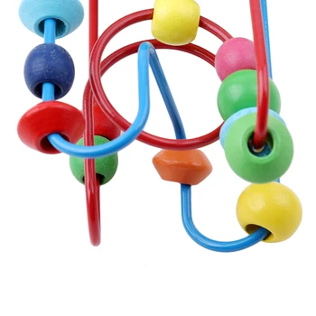 KARSTĀ bērnu rotaļlietas bērnu lelle kids Izglītojošās rotaļlietas, pērles string krelles spēli Mini ap dzīvnieku šasijas Daudzi stili izlases