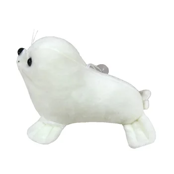 26 cm jaunas plombas plīša rotaļlietas lelle nomierina miega gudrs zīmogu spilvenu jūras pildījumu dzīvnieku, bērnu dzimšanas dienas dāvanu WJ553