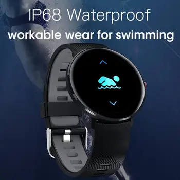 L10 Smart Skatīties Vīrieši Sievietes EKG Sirds ritma Pasākums Smartwatch Ip68 Ūdensnecaurlaidīga Zvanīt Trauksmes Atgādinājums Bluetooth Mūzikas Kontrole