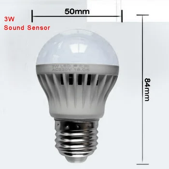 3W/5W7W/9W LED Smart Skaņas PIR Kustības Sensoru Bumbu Gaismas Pasaulē Spuldzes Koridora Lampas Karstā Pārdošanas