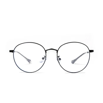 Elbru Modes Anti-zila Gaisma Brilles Rāmis Dzīvoklis Skaidrs, Objektīvs Vienkāršā Brilles Apaļas Metāla Ērta Rāmja Brilles Vīrieši Sievietes