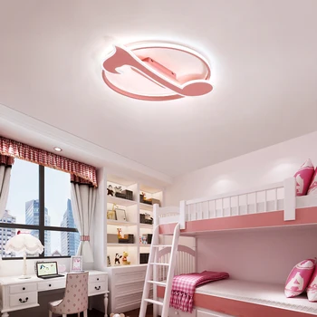 Moderns Bērnu Istabas LED Griestu Lampas Rozā/Balta/Zila Meitene Karikatūra Griestu lampas LED Bērnu Istaba Guļamistaba Virtuves Gaismas Ķermeņi,