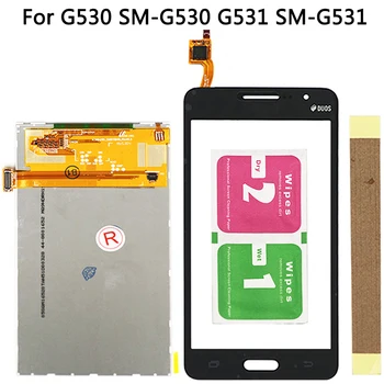 Jaunu G530 Touch Screen Samsung Galaxy Grand Ministru G531 G530 LCD Displejs, Touch Screen