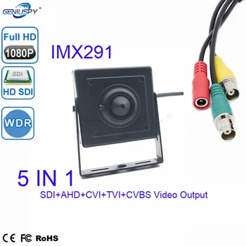 Lēti 1080P Zems Lux WDR IMX291CMOS Sensors SDI+AHD+TVI+CVI+CVBS 5. 1 HD SDI Cctv Mini SDI Kameras Banku un Rūpniecības Iekārtas