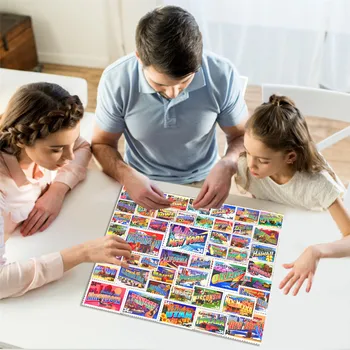 Modes Izaicinājums Puzzle Radošās Rotaļlietas Koka Puzzle 200 gab./ 300 gab/ 500 gab./ 1000 gab Grūtības Izvēli