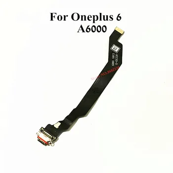 Oriģināls Lādētāja Spraudnis Oneplus 6 6T A6000 A6010 USB Ports Uzlādes Doks Flex Kabelis Mātesplati Savienotājs Rezerves daļas