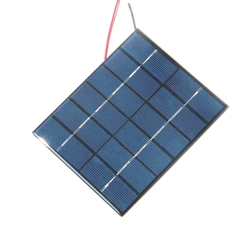 BUHESHUI Karstā Pārdošanas 12PCS/Daudz Mini Saules baterijas Ar Kabeļa 2W 6V Polikristālu Saules Paneļu Izglītības Komplekti 136*110MM Bezmaksas Piegāde