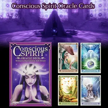 36PCS Tarot Kartes Spēle Apzinās Garu Oracle Karte Durable Modes Puse Fun Playing Card Tarot Karti Klāja Galdu, galda Spēles