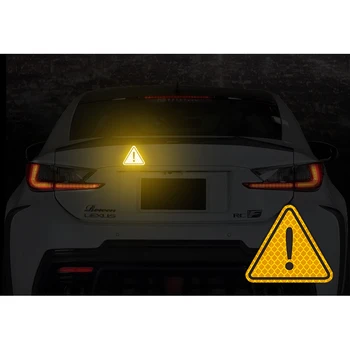 Naktī atstarotājs Sadursmes novēršanas brīdinājuma Glow stick Trīsstūra zīme automašīnu, motociklu, velosipēdu Bērnu mugursoma bērnu ratiņi