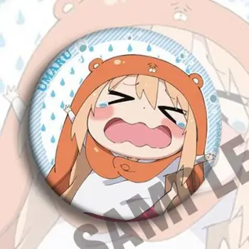24pcs/1lot Anime Himouto! Umaru-chan Ebina Sylphyn Kirie Attēls 5109 Nozīmītes Kārta Broša Pin Dāvanas Bērniem Rotaļlietas