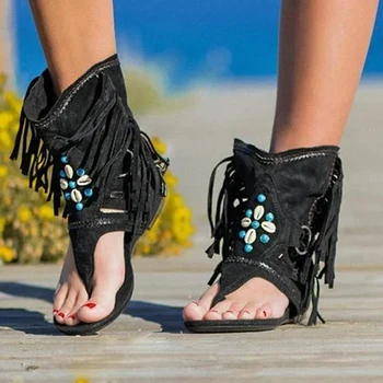 Retro Sieviešu Bārkstis Ziedu Platformas Kurpes 2020. Gadam Cietā Ganāmpulka Beach Gadījuma Sandales Sieviešu Vasaras Flip Flop Sandales