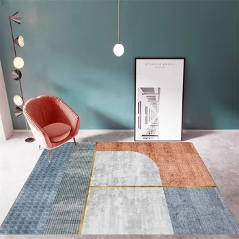 Modes Dzīvojamā Istaba Paklāju, Grīdsegu, Guļamistabas Gultas Segu Vienkāršu 3D Iespiesti Grīdas Paklāji Mājas Dzīvojamā Telpu Dekorēšana 80x120cm