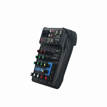 2020Newest Mini 4 Kanālu USB Digital Audio Mixer pulti Ar Bluetooth Rūpnīcas pilnīgi Jaunu Stilu Portatīvo Professional Mini