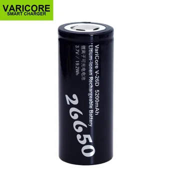 1-10PCS VariCore 26650 Li-ion Akumulators 3,7 V 5200mA V-26D Discharger 20A Strāvas akumulatoru, lukturīšu E-instrumenti akumulatora
