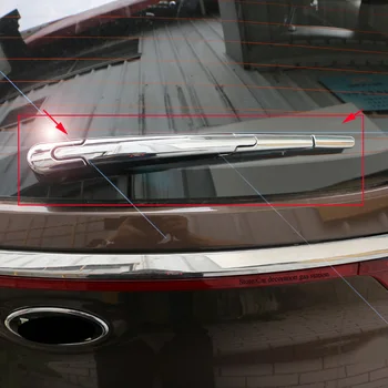 Auto daļas Nulles vāka apdare automašīnas aizmugurējā stikla tīrītāja apšuvuma jo ABS piemērots 2016 2017 kia Sportage KX5 Auto pārsegi