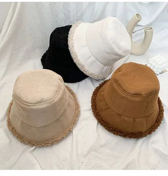 2020 jaunu spaini cepuri Retro jēra vilnas, bieza, silta zvejnieka cepure, rudens un ziemas modes baseina cepuri