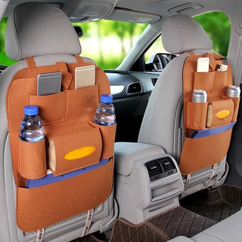 Universāls Auto Daudzfunkciju Atpakaļ Somā Auto Sēdekļa Muguras Aizsargs Segtu Automašīnu Seat Portable Uzglabāšanas Interjera Organizators Piederumi