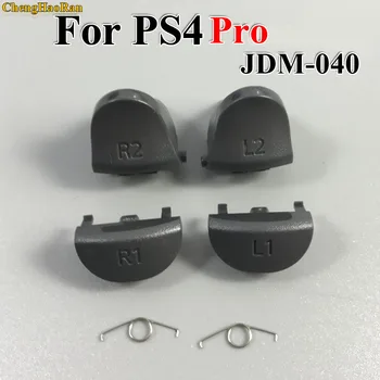 1set, Lai Playstations 4 JDS 040 JDM 040 Kontrolieris Izraisīt Pavasara R1, L1, L2 R2 Daļas, Pogas PS4 slim / Pro Aktivizē Pogas