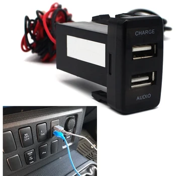 Auto Dual QC3.0 USB Interfeisa Ligzda Ātrs Auto Lādētājs Ātri Uzlādēt Automašīnas Lādētājs Izmantot 