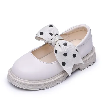 2019. gada pavasarī jaunas meiteņu kurpes bērnu princese vilnis punktu loku vienas kurpes mazas meitenes ikdienas apavi