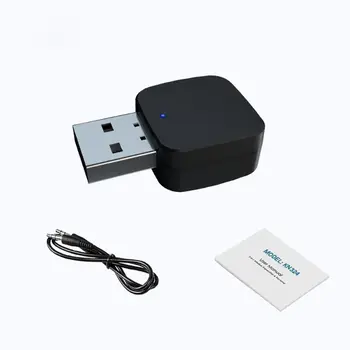 USB Bluetooth Uztvērēju, Raidītāju 5.0 Bezvadu Audio Mūziku Stereo Dongle Adapteri TV PC Bluetooth Skaļruni, Austiņas Auto AUX
