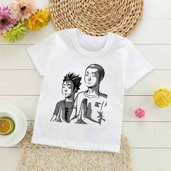 Haikyuu tīņi enfant zēnu t-krekls topi vasaras smieklīgi dziecko tee bērnu