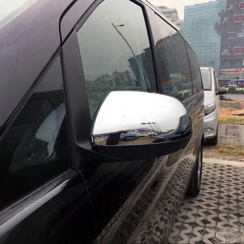 ABS 1Pair Chrome Atpakaļskata Spoguļa Vāciņš Melns, piemērots Mercedes-Benz Vito W447-2018