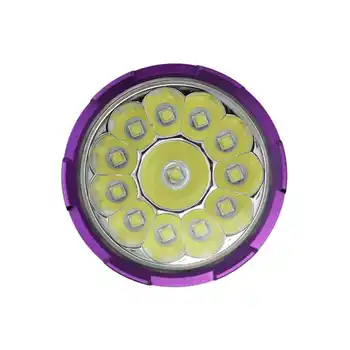 Ūdensizturīgs 12 LED Niršanas Lukturīti Spēcīgu Zemūdens Akvalangistu Lukturi Pārnēsājamie 18650 Kempings Akumulatora Lāpu Lampas