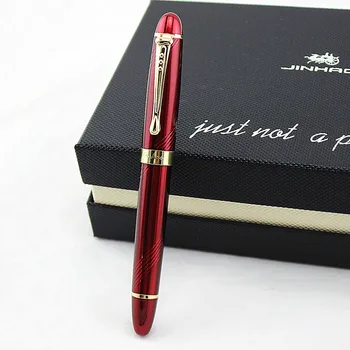 JINHAO X450 Grezns Spirāli Pērle Sarkana Biznesa 0.5 MM Nib fountain Pen biroja Jaunā Biznesa skolas rakstīšanas pildspalva