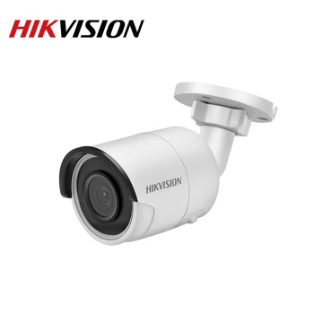 Hikvision Sākotnējais IP Kameras Drošības HD 4MP DS-2CD2045FWD-es Nakts Redzamības IR30M Bullet PoE Uzraudzības Web Cam H. 265 Kartes Slots